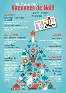 programme vacances Noel